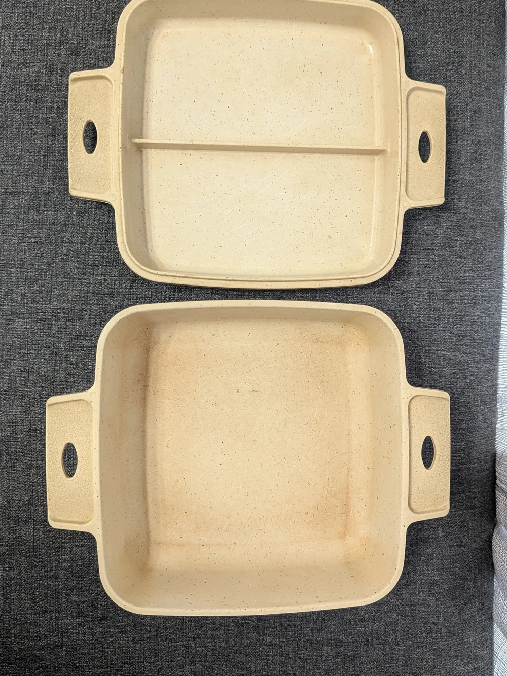 Littonware Microwave Cookware Square Casserole 39275 & 39274